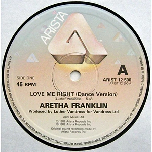 Aretha Franklin - Love Me Right (Dance Version)