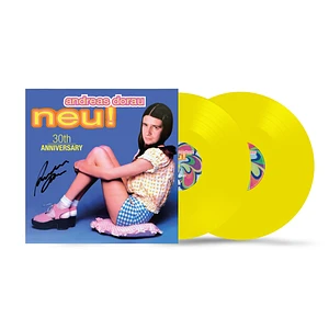 Andreas Dorau - Neu! 30th Anniversary Signed Yellow Vinyl Edition