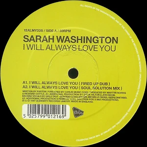 Sarah Washington - I Will Always Love You