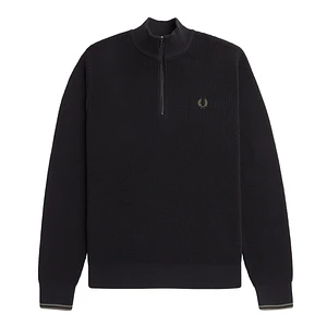 Fred Perry - Waffle Stitch Half Zip Jumper