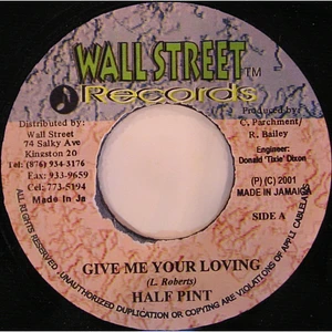 Half Pint - Give Me Your Loving