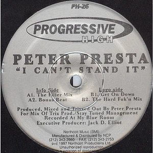 Peter Presta - I Can't Stand It