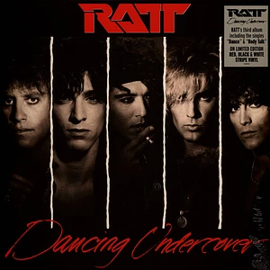 Ratt - Dacing Undercover Red, Black & White Striped Vinyl Edition