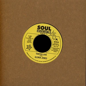 Gloria Jones / R. Dean Taylor - Tainted Love / There's A Ghost In My House -