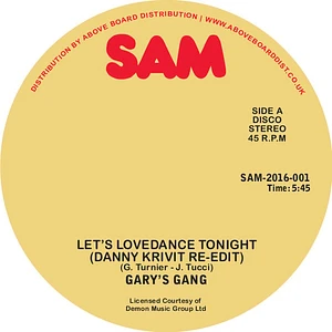 Gary's Gang - Let's Lovedance Tonight - Danny Krivit Re-edit