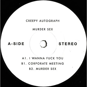 Creepy Autograph - Murder Sex