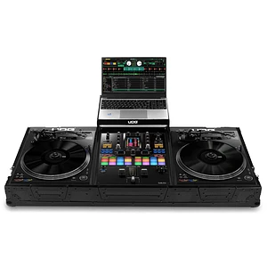 UDG - Ultimate Flight Case Set Pioneer PLX-CRSS12 & 10"/12" Mixer Plus (Laptop Shelf + Wheels)