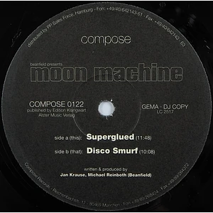 Beanfield Presents Moon Machine - Superglued / Disco Smurf