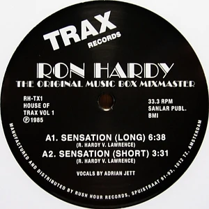 Ron Hardy - Sensation