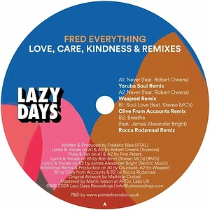 Fred Everything - Love, Care, Kindness & Remixes