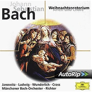 Johann Sebastian Bach, Gundula Janowitz, Christa Ludwig, Fritz Wunderlich, Franz Crass, Münchener Bach-Chor, Münchener Bach-Orchester, Karl Richter - Weihnachtsoratorium - Arien und Chöre