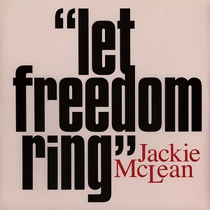 Jackie McLean - Let Freedom Ring Clear Vinyl Edition