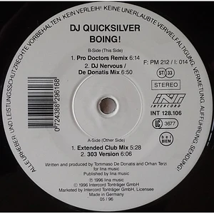 DJ Quicksilver - Boing!