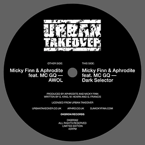 Micky Finn & Aphrodite - Awol / Dark Selector