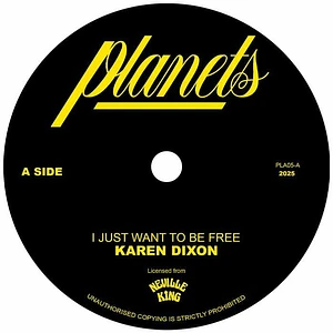 Karen Dixon - I Just Want To Be Free / Dub To Be Free