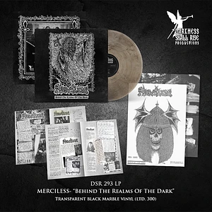 Merciless - Behind The Realms Of The Dark Black Marble Vinyl Edition