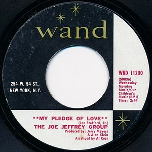 The Joe Jeffrey Group - My Pledge Of Love / Margie