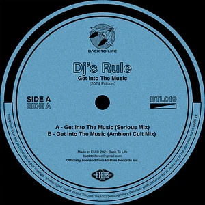 DJ's Rule - Get Into The Music 2024 Repress