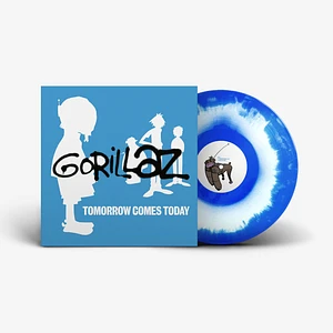 Gorillaz - Tomorrow Comes Today EP White & Blue Color-In-Color Vinyl Edition