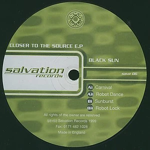 Black Sun - Closer To The Source E.P
