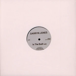 Darryn Jones - In The Bush / Now I Know