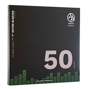 Audio Anatomy - 50X 7" PP Crystal Clear Outer Sleeves (90 Micron)
