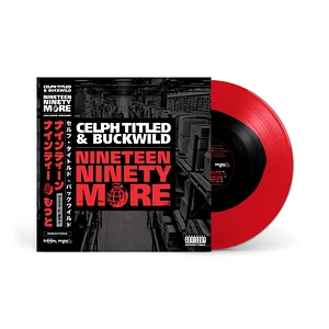 Celph Titled & Buckwild - Nineteen Ninety More HHV Exclusive Numbered Black W/ Ruby Color-In-Color Vinyl W/ Obi
