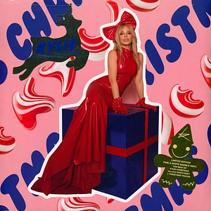 Kylie Minogue - Kylie Christmas (Fully Wrapped) Indie Exclusive Pink & White Marbled Vinyl Edition