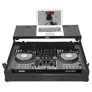 UDG - Ultimate Flight Case Pioneer DJ DDJ-FLX10 Plus (Laptop Shelf + Wheels)