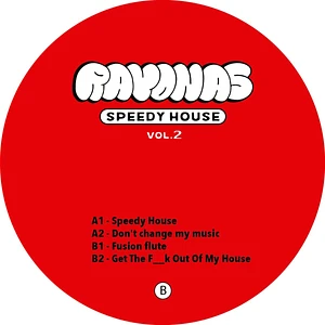 The Unknown Artist - Speedy House Volume 2 Clear Vinyl Edition