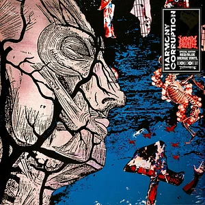 Napalm Death - Harmony Corruption Record Store Day 2026 Red And Blue Merge Vinyl Edition