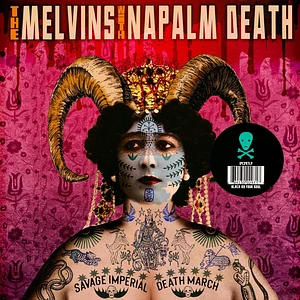 Melvins With Napalm Death - Savage Imperial Death March Black Vinyl Edition