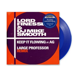 Lord Finesse - Keep It Flowing Ft. A.G. (Large Professor Remix) HHV Exclusive Blue Vinyl Edition
