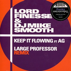 Lord Finesse - Keep It Flowing Ft. A.G. (Large Professor Remix) Black Vinyl Edition