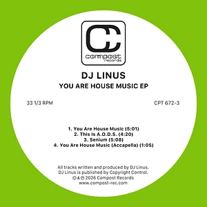 DJ Linus - You Are House Music EP