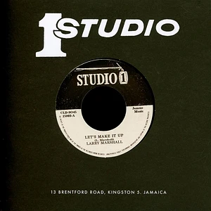 Larry Marshall / Burning Spear - Let's Make It Up / Free