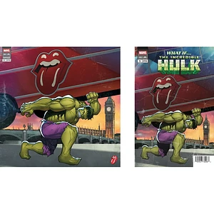 The Rolling Stones - Foreign Tongues Hulk Marvel Comic Book Red Vinyl Edition