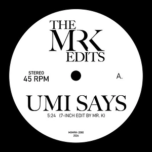 Mr K - Golden / Umi Says