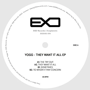 Yogg - They Want It All EP