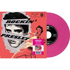 Elvis Presley - EP Étranger N°21 - Rockin' Presley - EPA 9500 Germany Pink Vinyl Edition