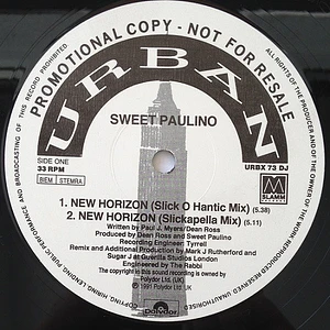 Sweet Paulino - New Horizon
