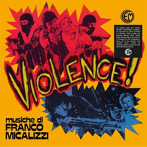Franco Micalizzi - Violence ! Black Vinyl Edition