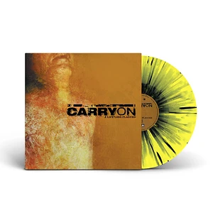Carry On - A Life Less Plagued Yellow With Black Splatter Vinyl Edition
