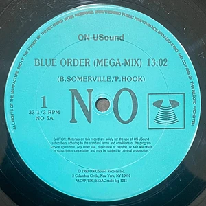 New Order / Bronski Beat - Blue Order (Mega-mix) / Bonus Bronski Beats