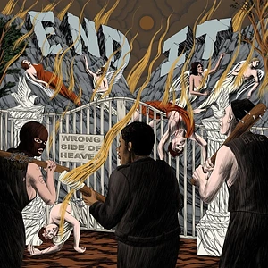 End It - Wrong Side Of Heaven Black In Clear & Olive Green Splatter Vinyl Edition