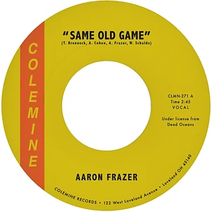 Aaron Frazer - Same Old Game Let Your Love Grow Black Vinyl