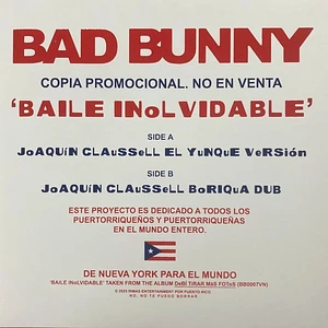 Bad Bunny - Baile Inolvidable Joe Claussell Remix
