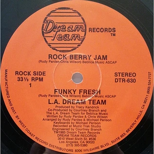 L.A. Dream Team - Rockberry Jam With Funky Fresh
