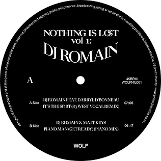 DJ Romain - Nothing Is Lost Volume 1