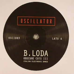 Beppe Loda - Obscure Cuts III - Italian Electronic Dance